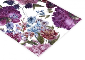 Bieżnik Dekoracyjny 40x160 na stół Kwiaty 5211