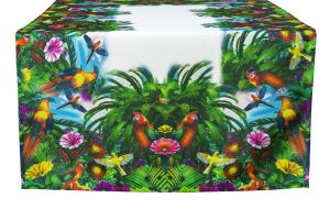 BIEŻNIK 55x120 Bieżniki na Stół Papugi Dżungla 5798