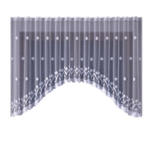 Firanka gotowa żakardowa 120x330 Firany Biała Florentyna