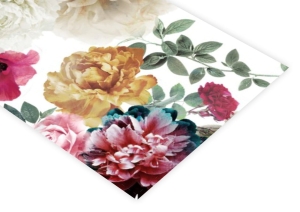 BIEŻNIK DEKORACYJNY 40x200 KWIATY RÓŻE 5613