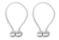 Komplet 2szt. Spinki na Magnes do Firan i Zasłon Biały 6066