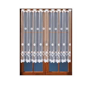 Firana na metry 100 Firany żakardowe Biała