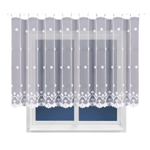 Firana na metry 150 Firany żakardowe Biała