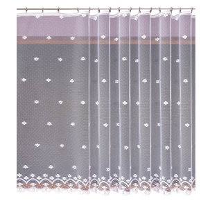 Firana na metry 250 Firany żakardowe Biała