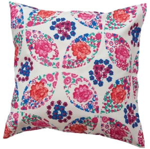 Poszewka na poduszkę 45x45 Dekoracyjna Nadruk Kwiaty 1386