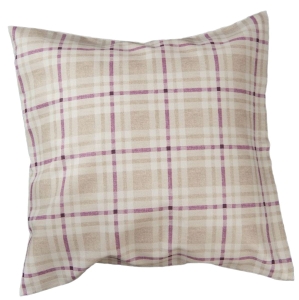 Poszewka na poduszkę 45x45 Dekoracyjna Nadruk Krata 1389