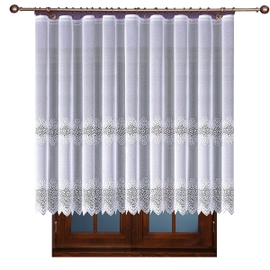 Firana na metry 150 Firany żakardowe Biała