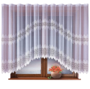 Firanka gotowa żakardowa 180x300 Firany Biała