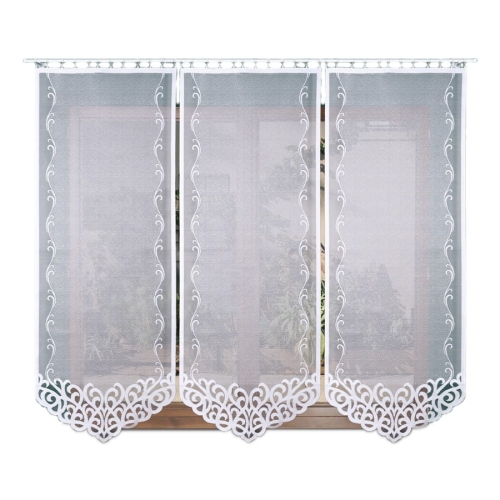 Firanka Panel na Okno Arun 90x250cm Firany Białe Aranżacja