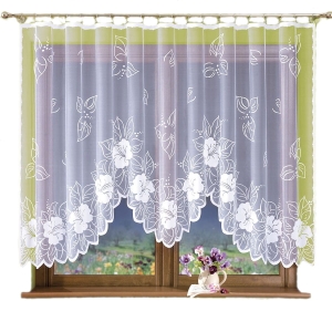 Firanka gotowa żakardowa 160x300 Firany Biała Gracjana