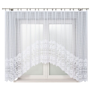 Firana Gotowa Żakardowa 160x310 Firanki Łuk Serafina