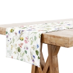 Bieżnik na Stół 40x200 Delikatny Bieżnik Polne Kwiaty Łąka 6334