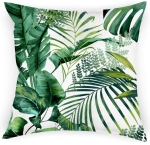 Poszewka 40x40 na Poduszki Liście Zielone 7384