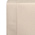 Obrus Dekoracyjny z Mereżką na Stół 90x160 Beżowy Gładki