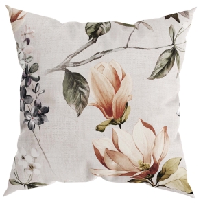 Poszewka 40x40 Poszewki na Poduszki Kwiaty Beż 8240