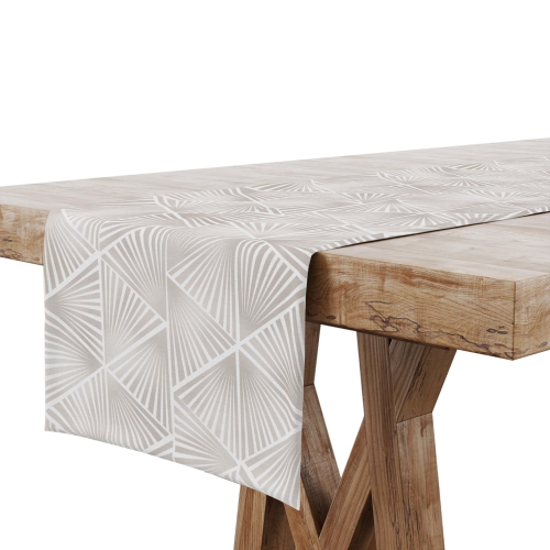 Bieżnik na Stół Geometryczny Szyty na Wymiar