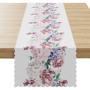 Bieżnik na Stół 38x160 Kolorowe Kwiaty