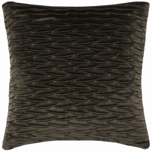 Poszewka na Poduszkę 40x40 Fala Welur Brązowa