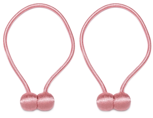 Komplet 2szt. Spinki na Magnes do Firan i Zasłon Różowe 6743