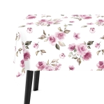 Obrus Dekoracyjny na Stół 140x260 Kwiaty Róże 8531