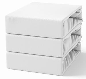 Prześcieradło Bawełniane z Gumką 90x200 Białe