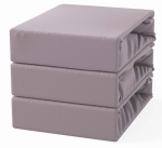 Prześcieradło Bawełniane z Gumką 120x200 Wrzos/Pudrowy Róż