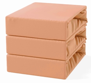 Prześcieradło z Gumką 90x200 Frotte Łosoś