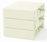 Prześcieradło z Gumką 140x200 Frotte Ecru