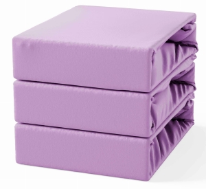 Prześcieradło z Gumką 140x200 Frotte Wrzosowy