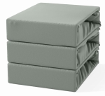 Prześcieradło z Gumką 140x200 Frotte Szary Stalowy