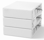 Prześcieradło z Gumką 160x200 Frotte Biały