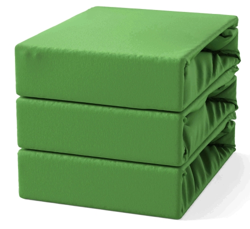 Prześcieradło z Gumką 160x200 Frotte Oliwkowy