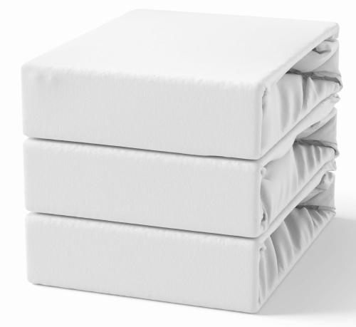 Prześcieradło z Gumką 120x200 Frotte Biały