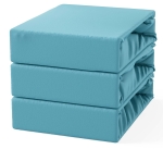 Prześcieradło z Gumką 200x220 Frotte Morski Jasny