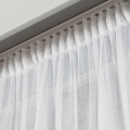Firanka fantazyjna z ołowianką, wysokość 300cm, kolor 001 biały ze złotą nitką 318461/OLO/001/000300/1