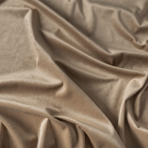 Tkanina Velvet na Metry 300 Welur Zasłony Ciemny Beż 001