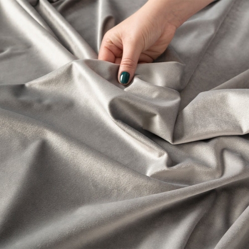 VELVI Tkanina dekoracyjna, wysokość 300cm, kolor 005 jasny szary VELVI0/TDP/005/000300/1