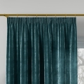 VELVI Tkanina dekoracyjna, wysokość 300cm, kolor 008 ciemny turkusowy; petrol VELVI0/TDP/008/000300/1