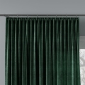 VELVI Tkanina dekoracyjna, wysokość 300cm, kolor 010 ciemny zielony; butelkowy VELVI0/TDP/010/000300/1