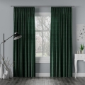 VELVI Tkanina dekoracyjna, wysokość 300cm, kolor 010 ciemny zielony; butelkowy VELVI0/TDP/010/000300/1