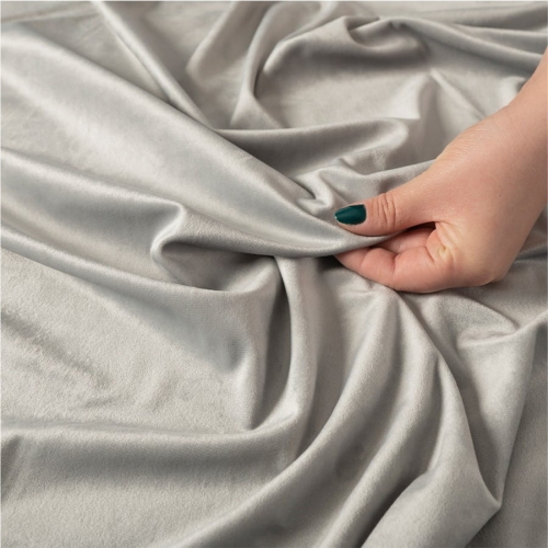 VELVI Tkanina dekoracyjna, wysokość 300cm, kolor 020 szary VELVI0/TDP/020/000300/1