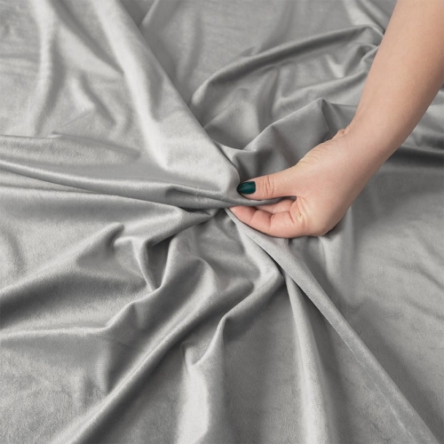 VELVI Tkanina dekoracyjna, wysokość 300cm, kolor 022 chłodny szary VELVI0/TDP/022/000300/1