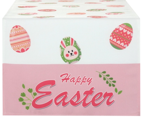 Bieżnik Wielkanocny 40x140 Świąteczny na Stół Pisanki