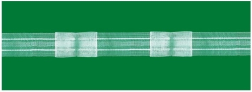 Taśma Marszcząca x2 do Firan Zasłon 2 Zakładki Motylek 5cm (1:2) Żyłkowa