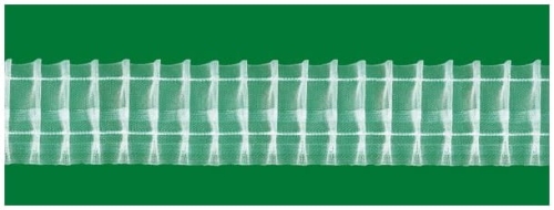 Taśma Marszcząca x2 do Firan Zasłon OŁÓWEK 5cm (1:2) Żyłkowa