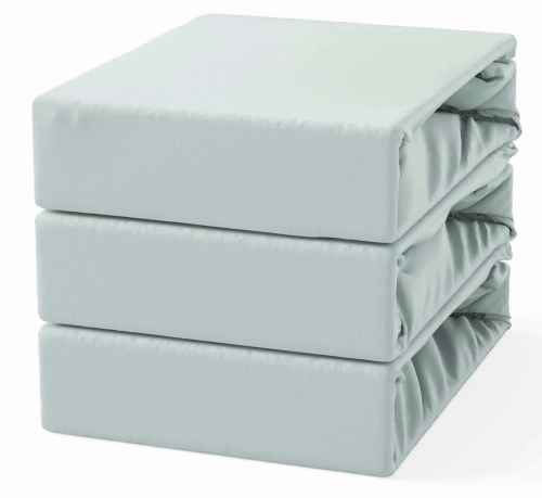 Prześcieradło z Gumką 90x200 Frotte Szary Jasny