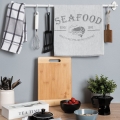Ścierka Kuchenna 50x70 Ścierki Super Chłonne SEAFOOD Szary