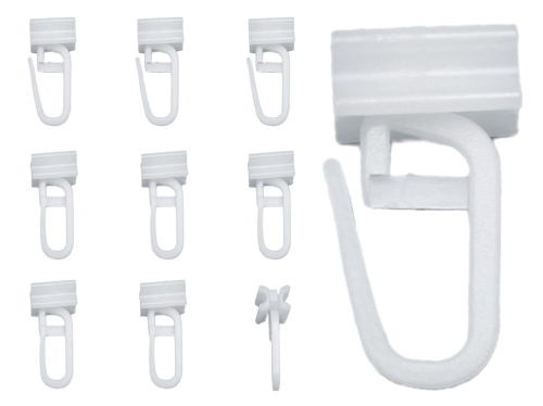 Komplet Agrafek ze ślizgiem 10szt. Agrafki do Firan i Zasłon