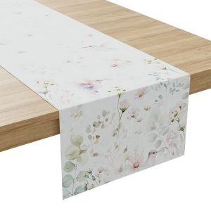 Bieżnik Dekoracyjny 38x160 Pastelowy Kwiaty Polina