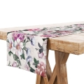 Bieżnik na Stół w Kwiaty Szyty na Wymiar